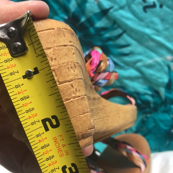 Made in Italy Italian shoemakers wedge sandals 6.5 Tina - Picture 9 of 10